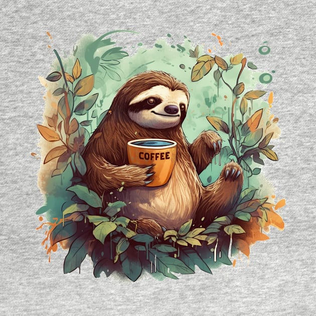 Sloth Coffee by mbloomstine